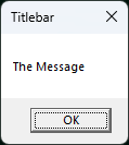 This is an image of an OK message box.