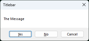 This is an image of a Yes No Cancel message box.